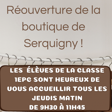 Affiche de la boutique pédagogique